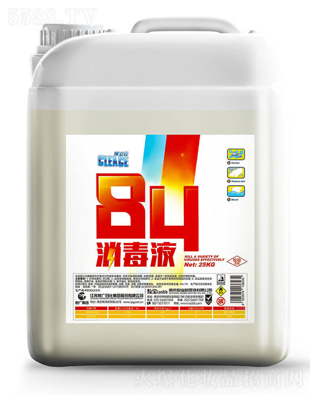 ���K���V�ջ����F(tu��n)�ɷ����޹�˾�������ˣ�CLEACE)84����Һ25kg