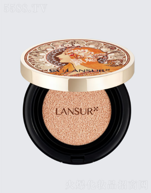 蘭瑟光鮮紅潤精華氣墊粉底液01亮膚色 14g+14g