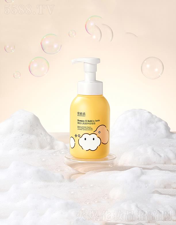 蜜植素嬰幼兒洗發(fā)沐浴泡泡 400ml 溫和清潔