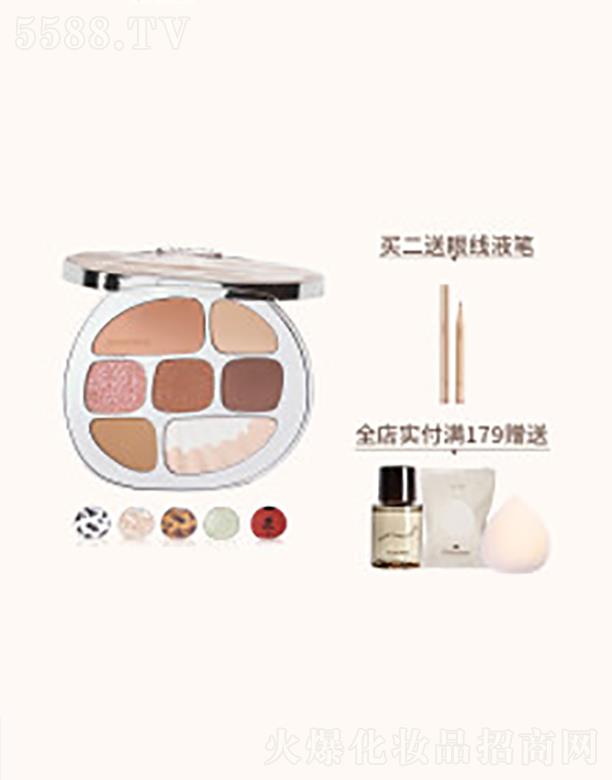 酵色八色琥珀貝殼眼影盤(pán) 便攜ins超火 啞光大地色#07金棕日出【暖調(diào)偏光】