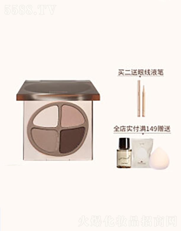 酵色游染四色眼影 珠光啞光 大地色